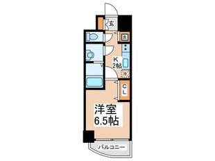 ララプレイス難波シエール(1501)の物件間取画像